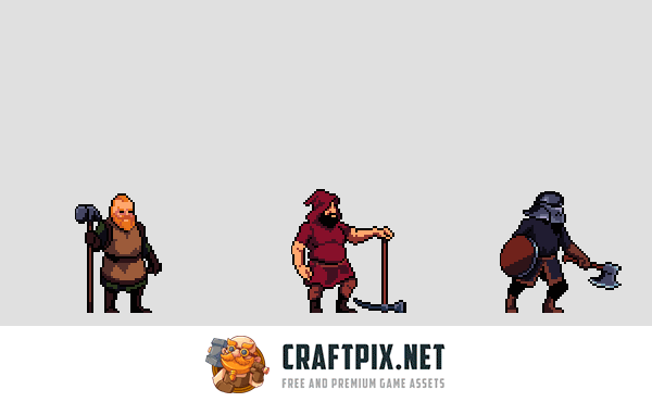 Dwarf 2D Pixel Art Sprite Pack