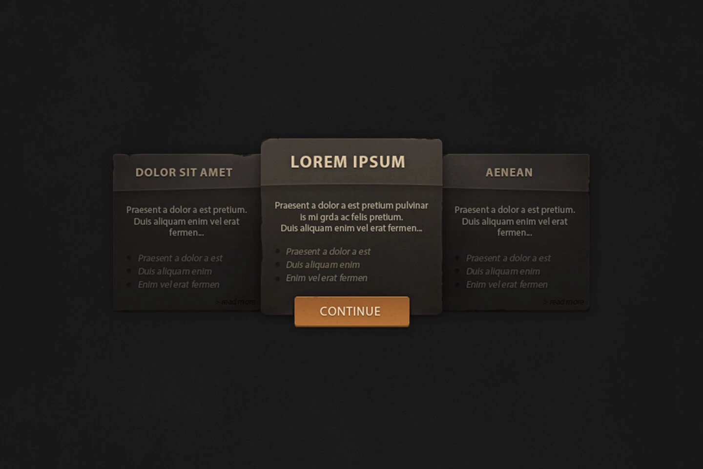 Grunge User Interface