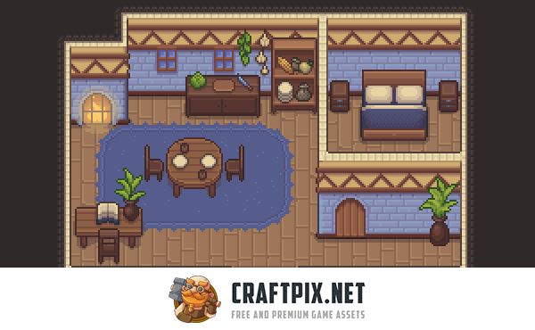 Top-Down Farm with Animals Pixel Art Asset Pack