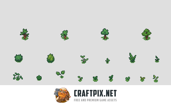 Top-Down Farm with Animals Pixel Art Asset Pack