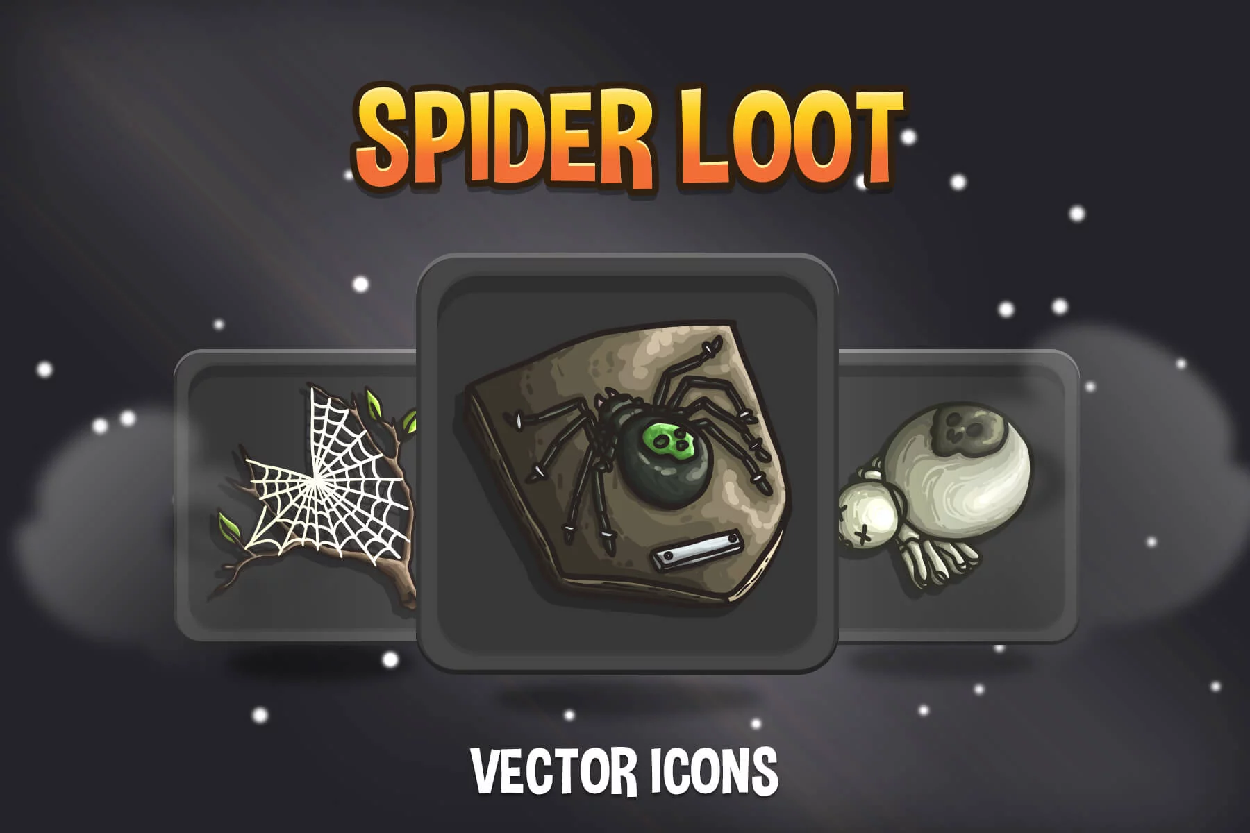 Spider Loot Vector Icons