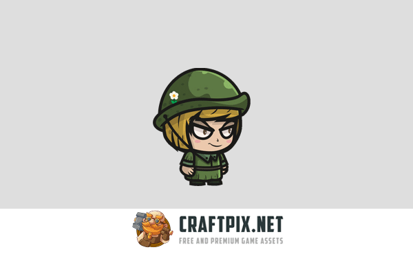 Women Chibi Character Sprites