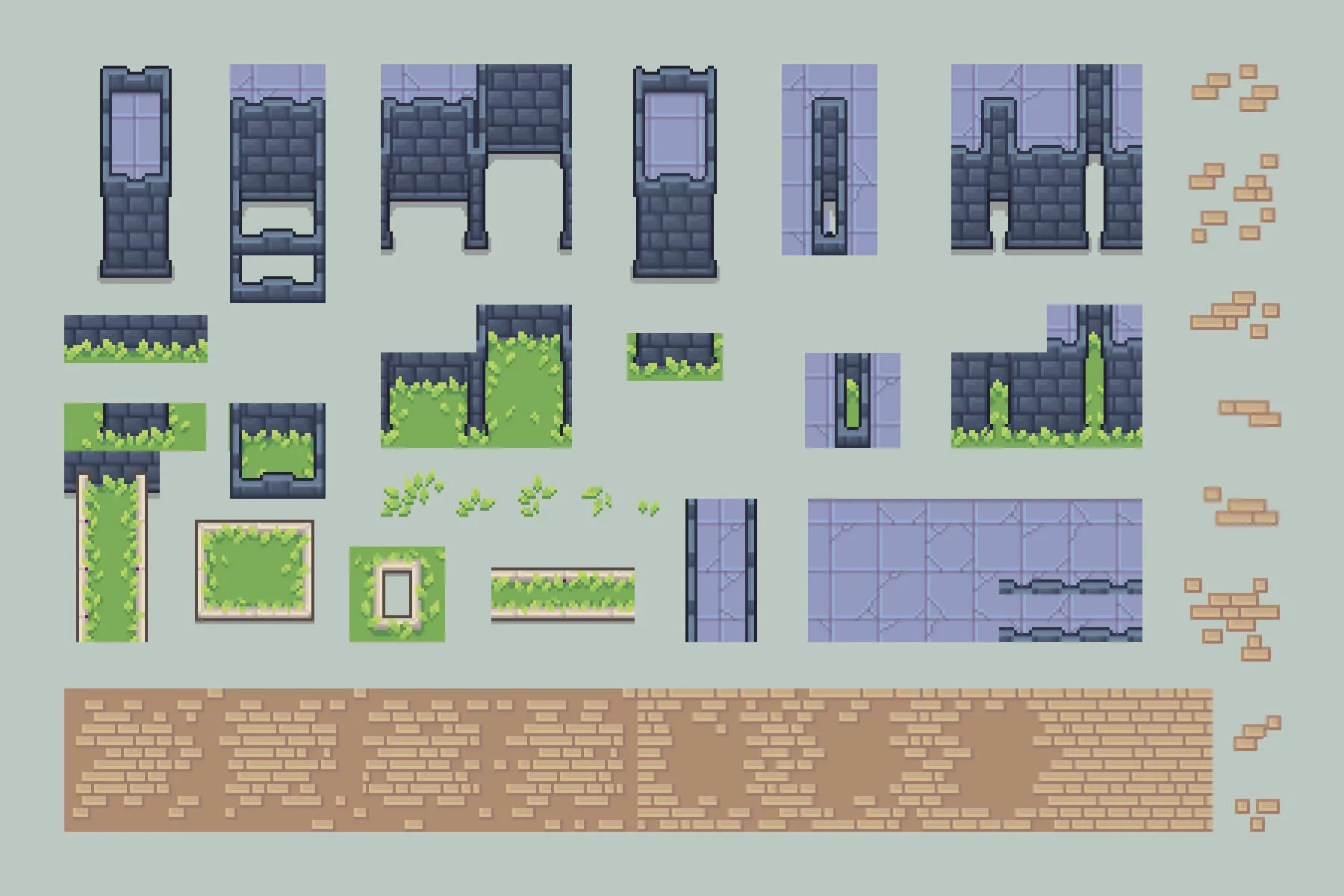 Chapel Pixel Art Top-Down Asset Pack
