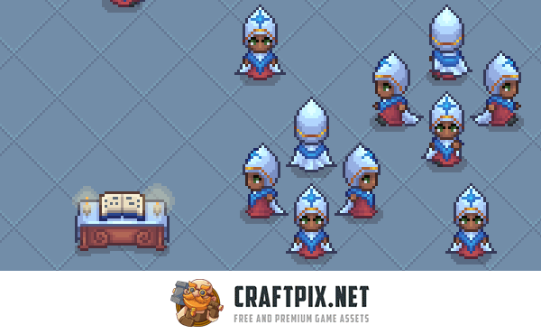 Chapel Pixel Art Top-Down Asset Pack