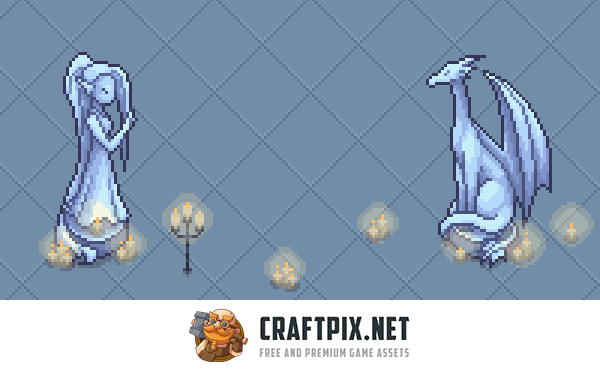 Chapel Pixel Art Top-Down Asset Pack