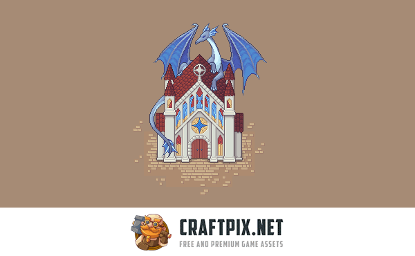 Chapel Pixel Art Top-Down Asset Pack