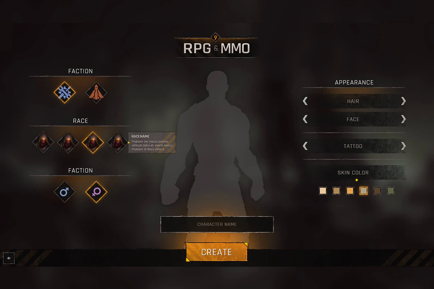 RPG & MMO Game UI