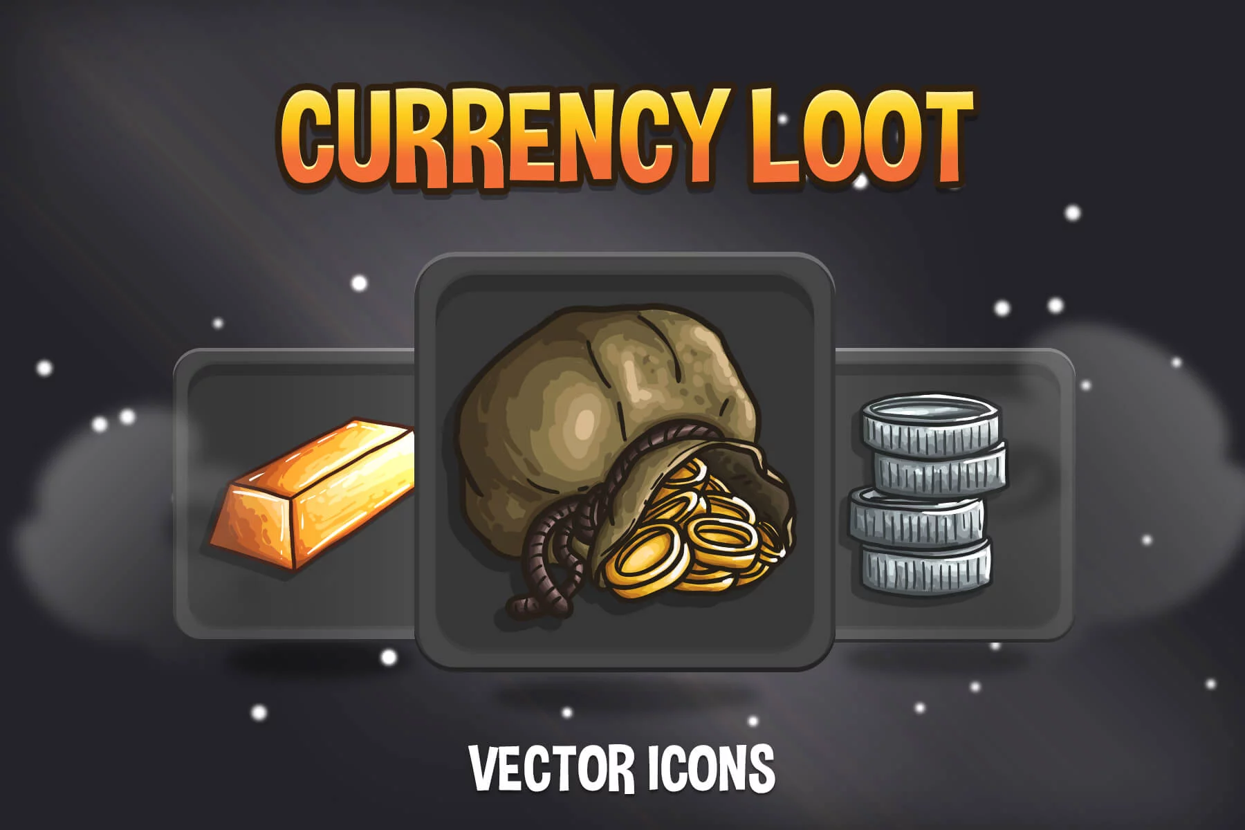 Currency Loot Vector Icons