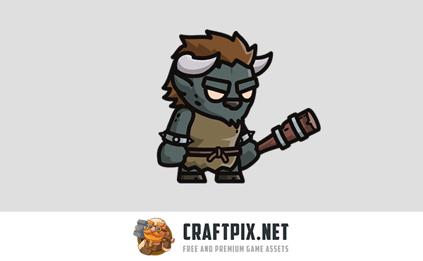 Minotaur Tiny Style 2D Sprites