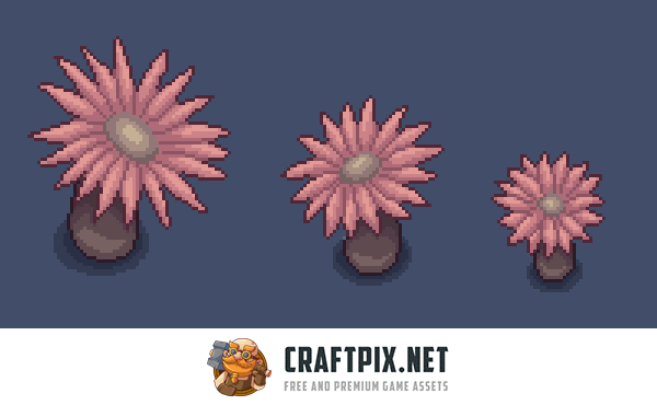 Seabed Pixel Art Top Down Tileset