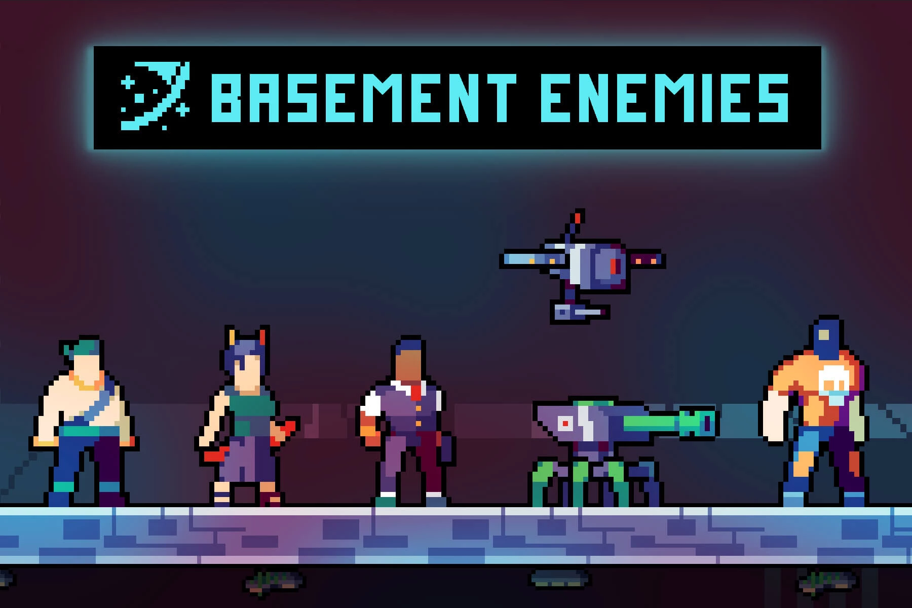Basement Enemies Pixel Art Sprite Pack