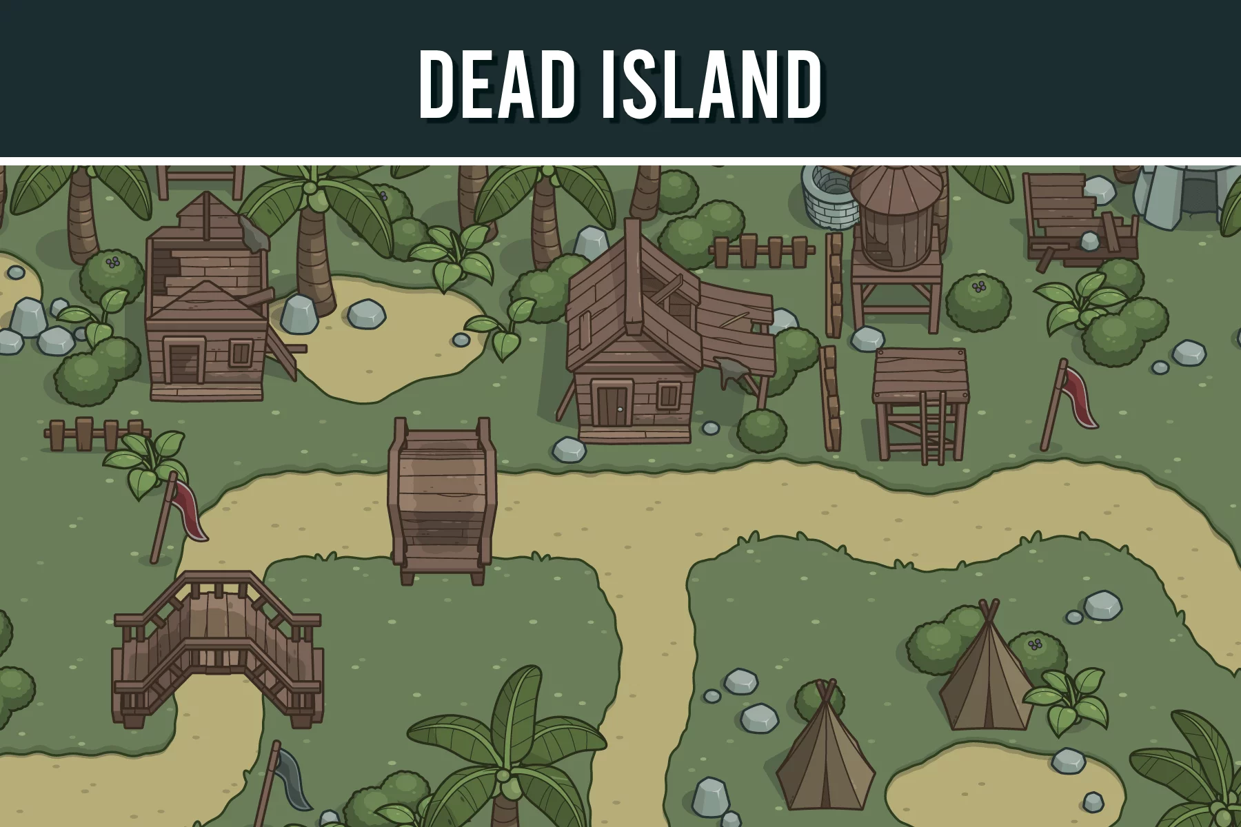 Dead Island Game Tileset and Environment Pack