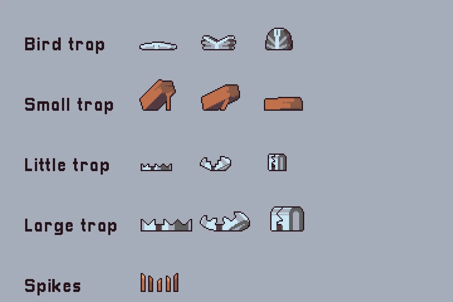 Animated Traps Pixel Art Pack
