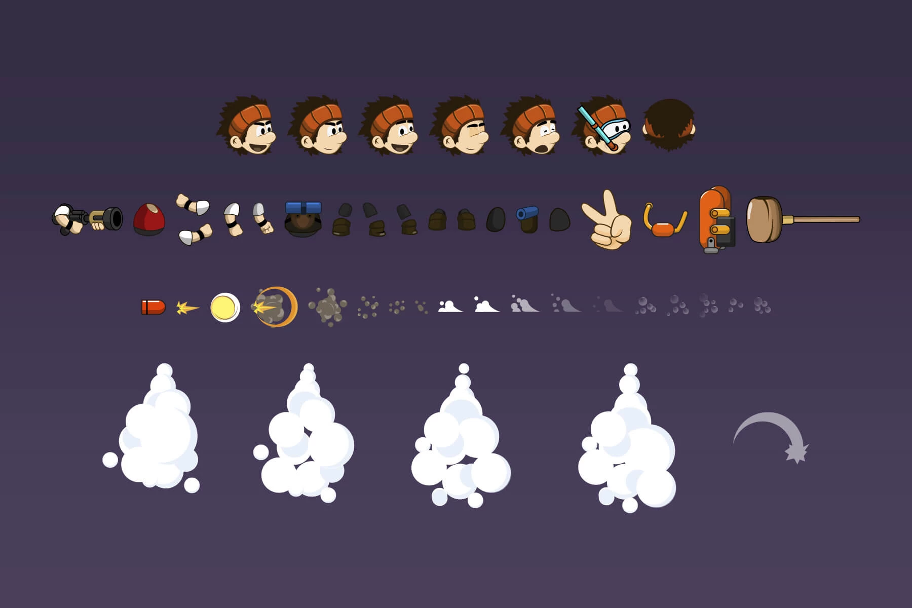 Animated Boy Character Sprite Pack