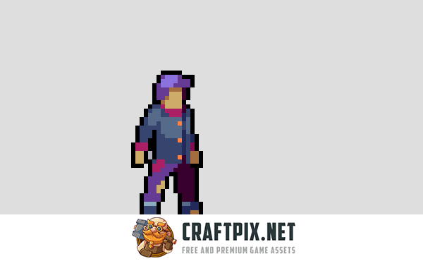 Homeless Character Pixel Art Pack