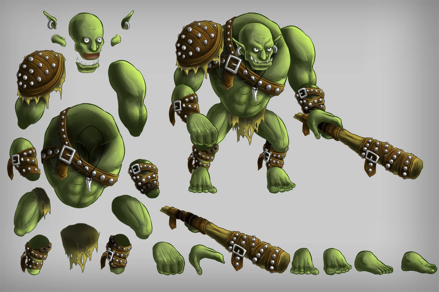 2D Game Troll Character Sprites