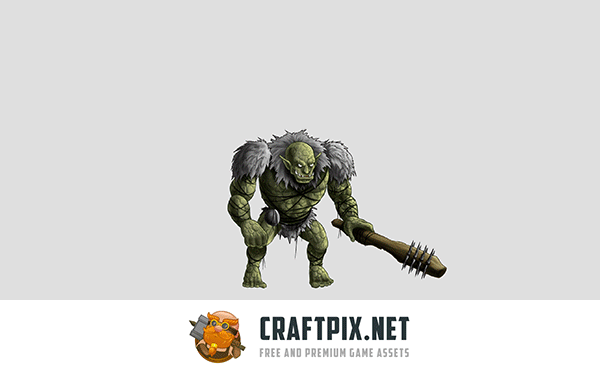 2D Game Troll Character Sprites