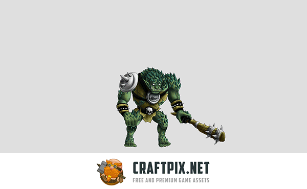 2D Game Troll Character Sprites