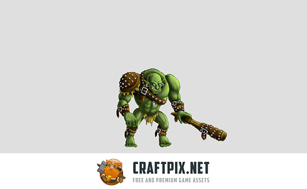 2D Game Troll Character Sprites
