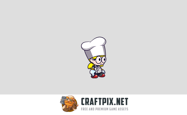 3 Chibi Cartoon Characters Sprite Pack