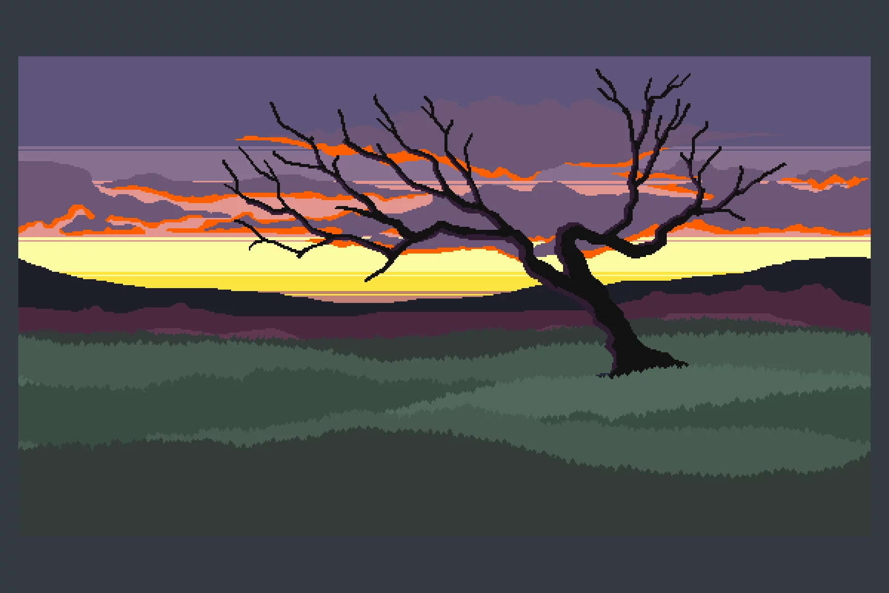 4 Seamless Nature Pixel Backgrounds