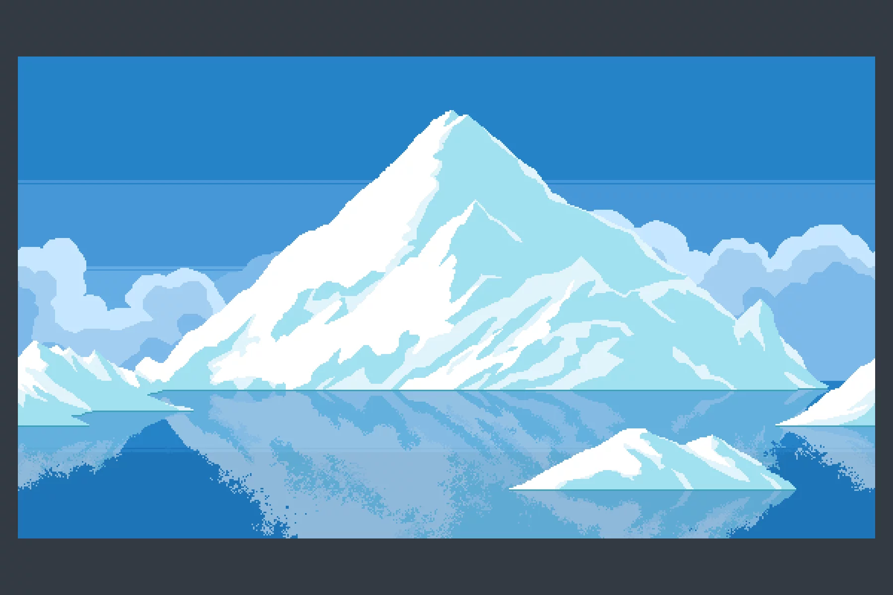4 Seamless Nature Pixel Backgrounds