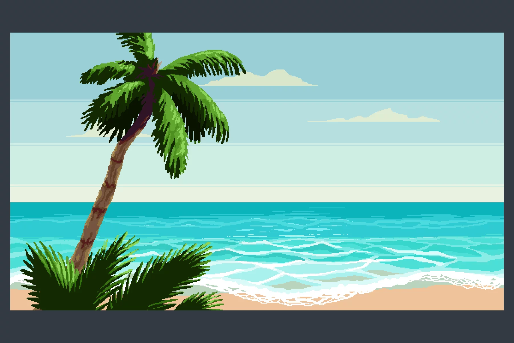 4 Seamless Nature Pixel Backgrounds