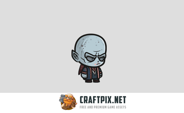 Vampire Chibi Character Sprites
