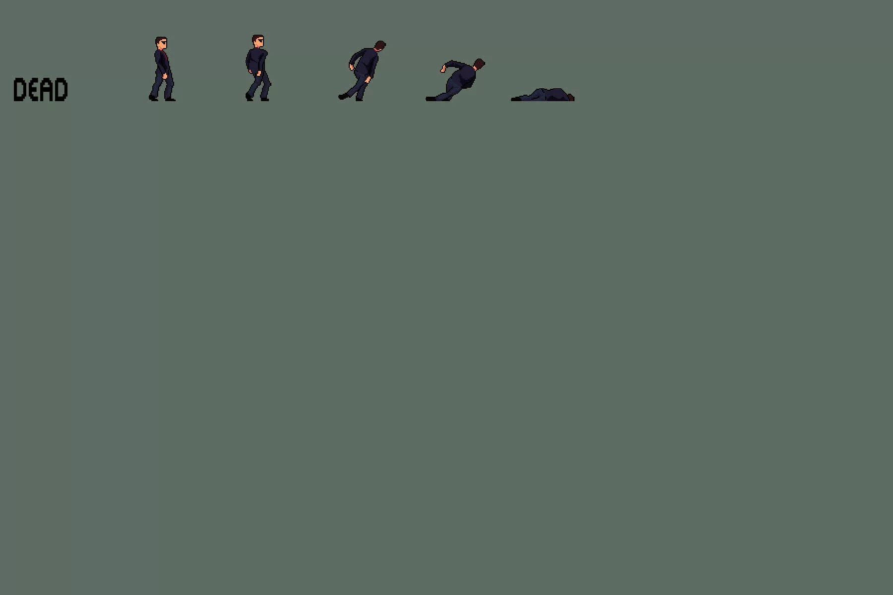 City Man Pixel Art Character Sprite Sheets