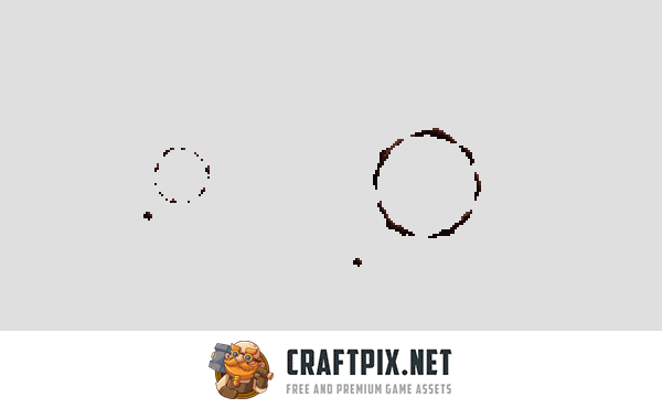 Top Down Smoke Sprites Pixel Art