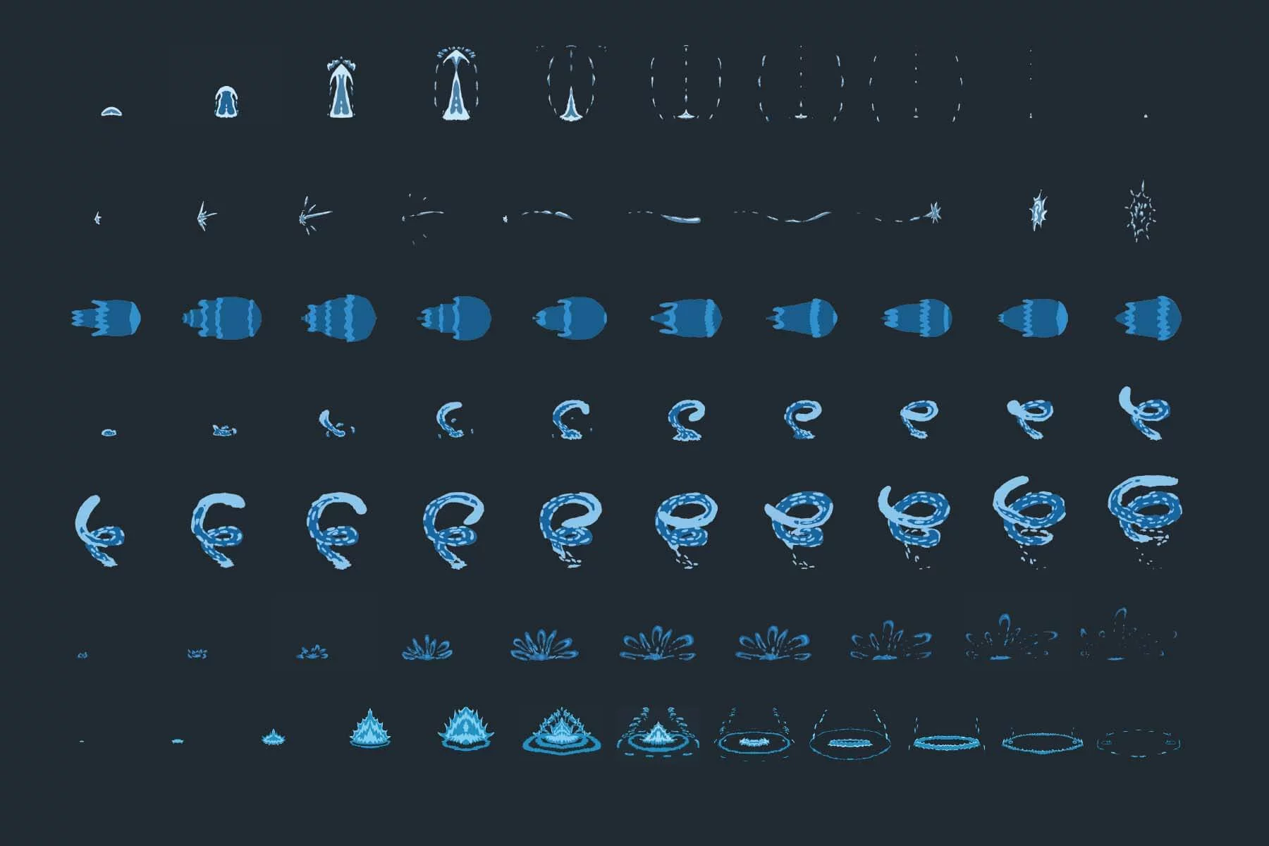 Water Effects Sprite Pack