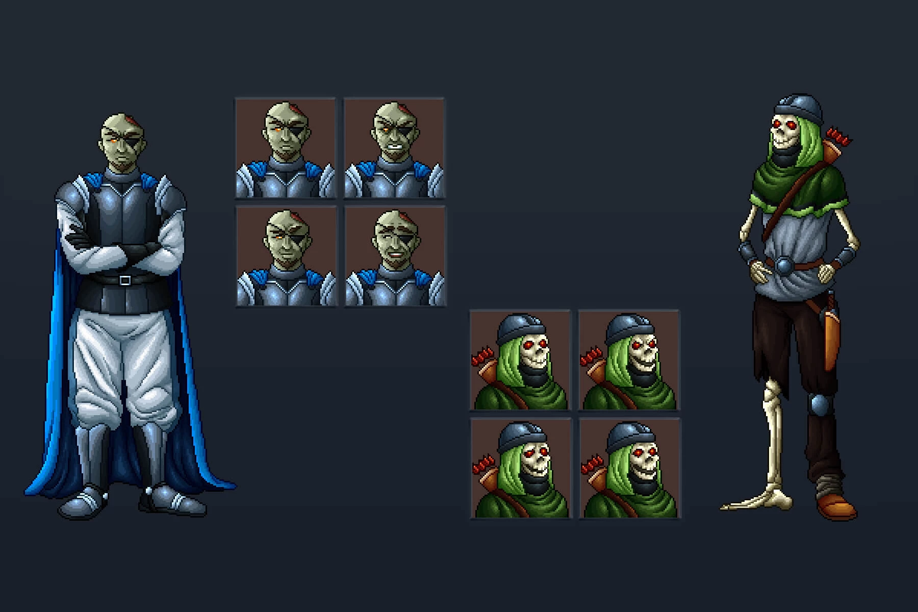 Undead Warriors Pixel Art Asset Pack