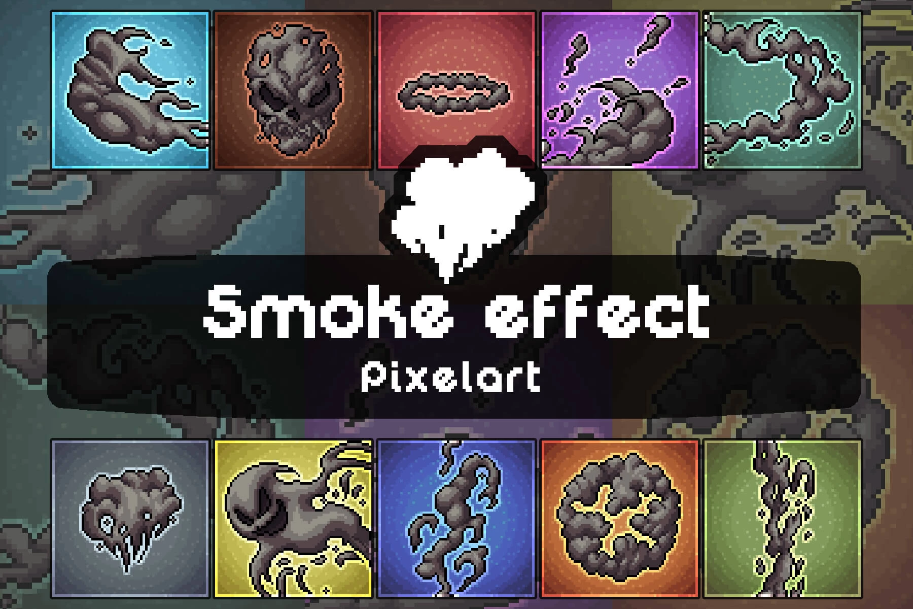 Smoke Effects Pixel Art