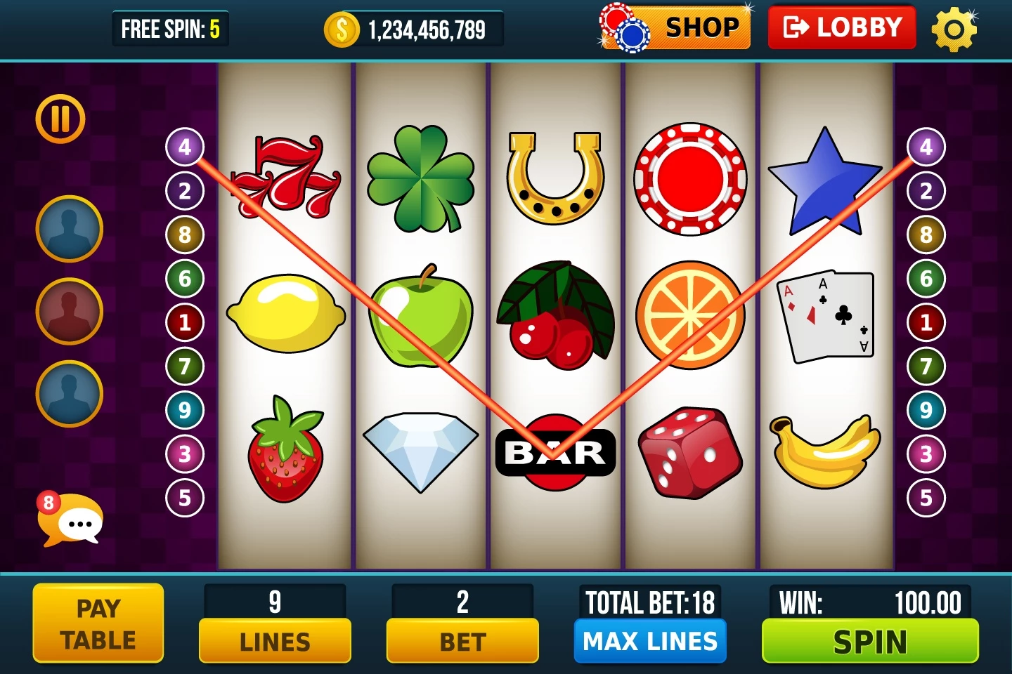 Slot Machine Game Kit