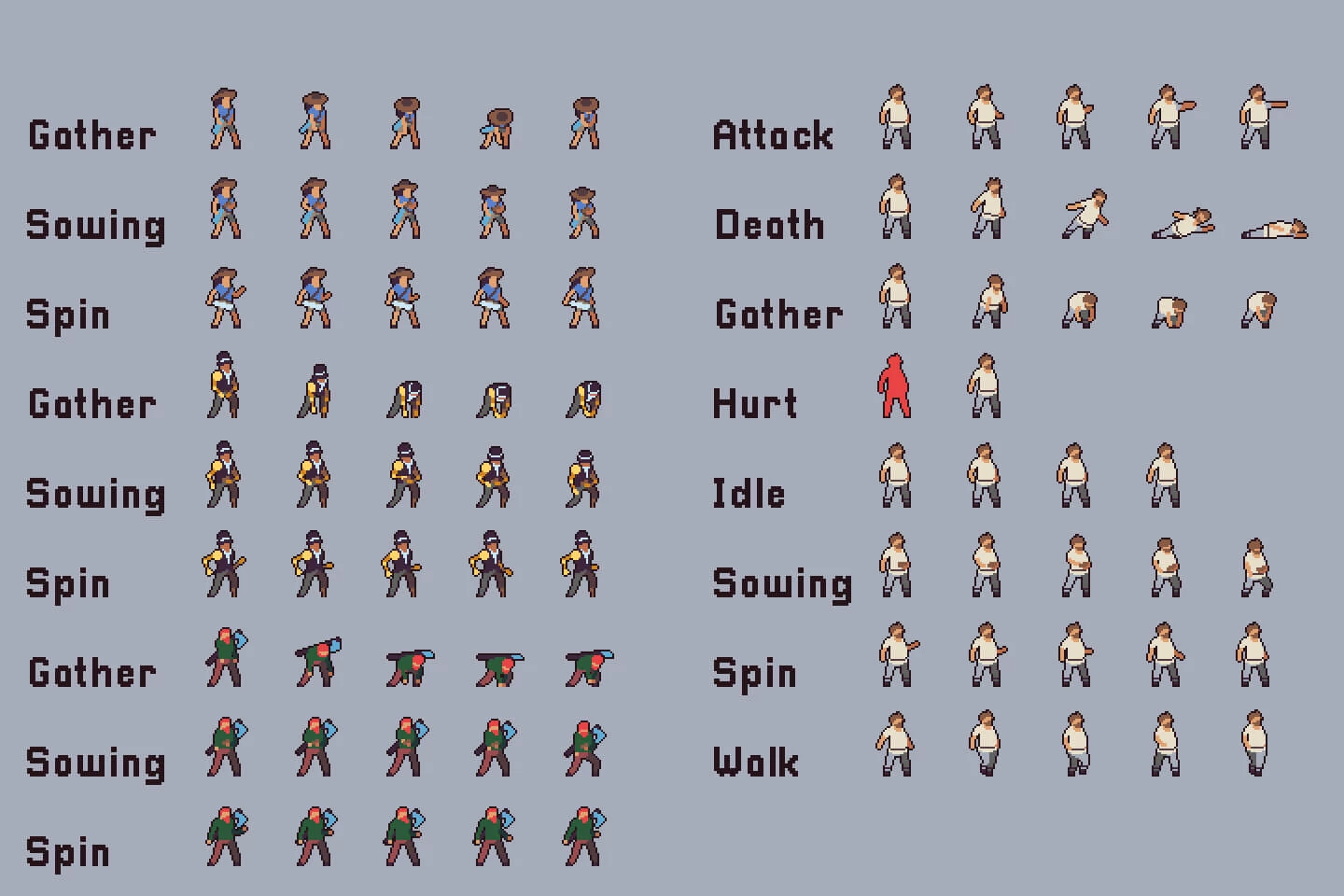 Farming Pixel Art Game Assets Pack