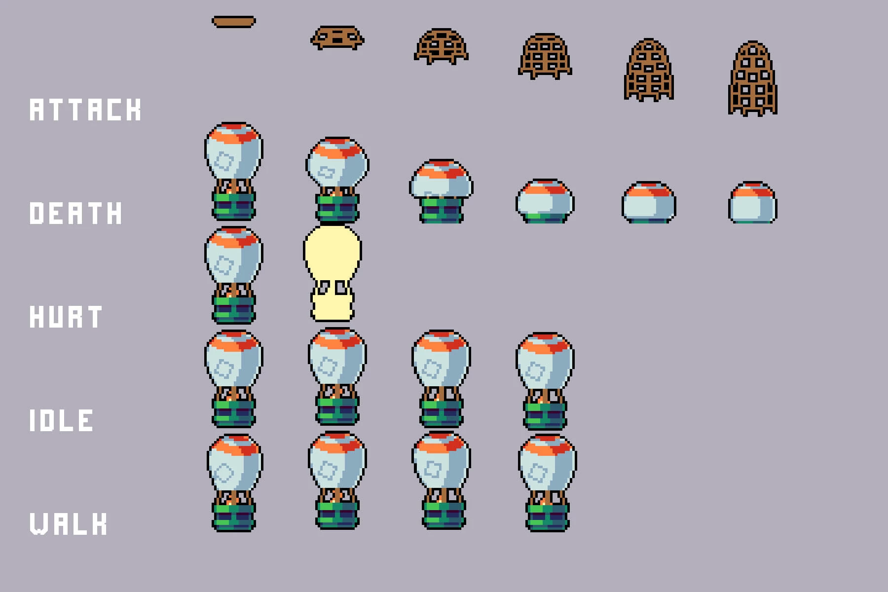 Pixel Art Enemy Character Pack