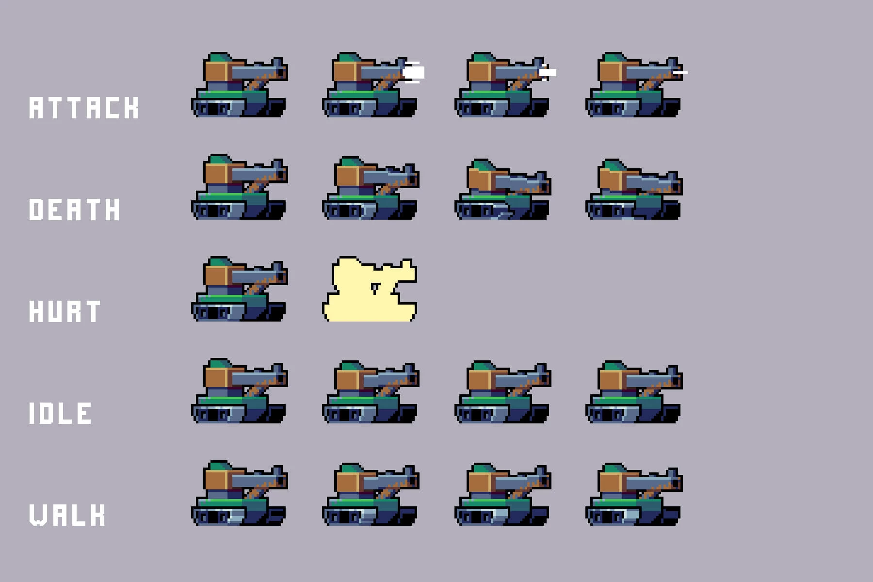 Pixel Art Enemy Character Pack