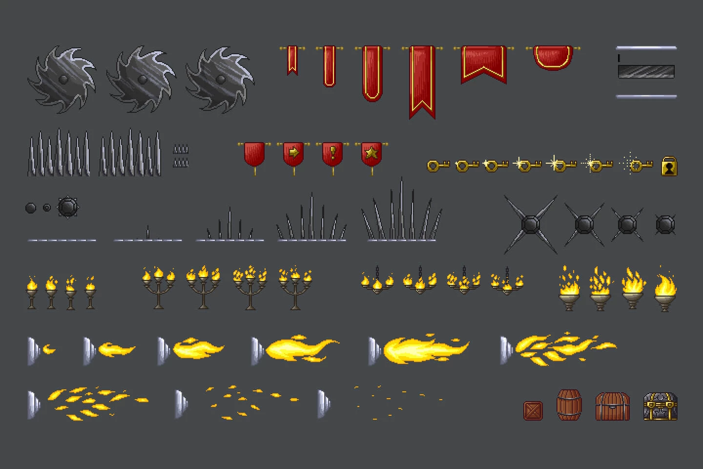 Fantasy Platformer Game Kit Pixel Art
