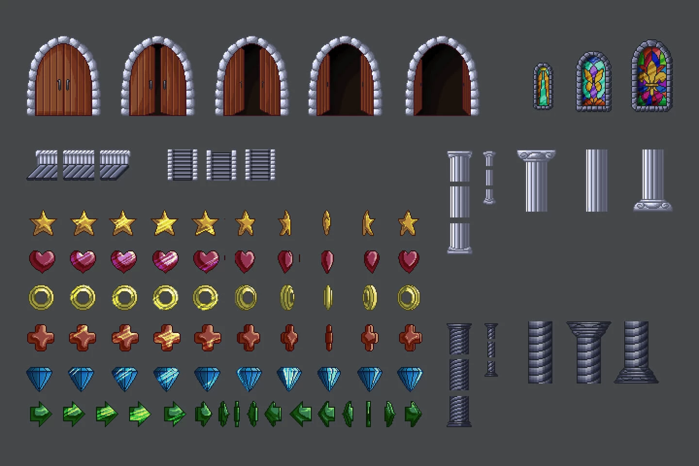 Fantasy Platformer Game Kit Pixel Art
