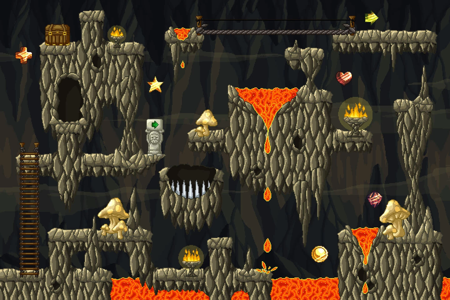 Fantasy Platformer Game Kit Pixel Art