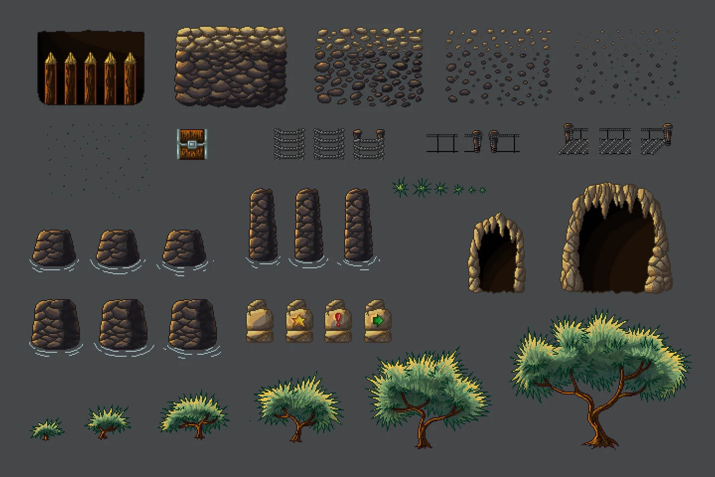 Fantasy Platformer Game Kit Pixel Art