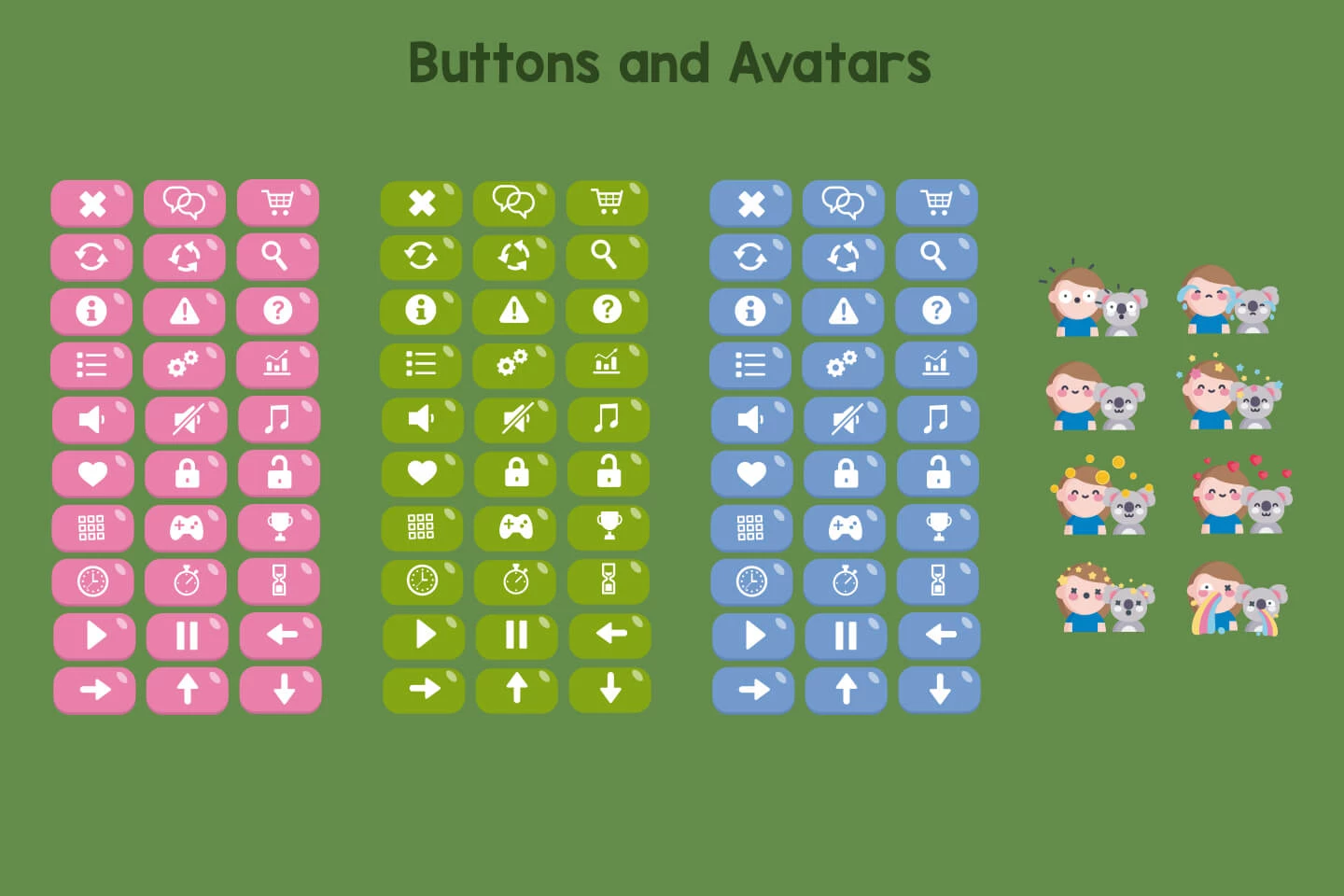 Candies Crush Match 3 Game Assets Pack