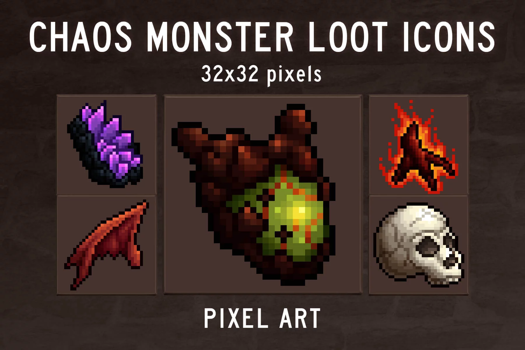 Chaos Monster Loot 32×32 Icons