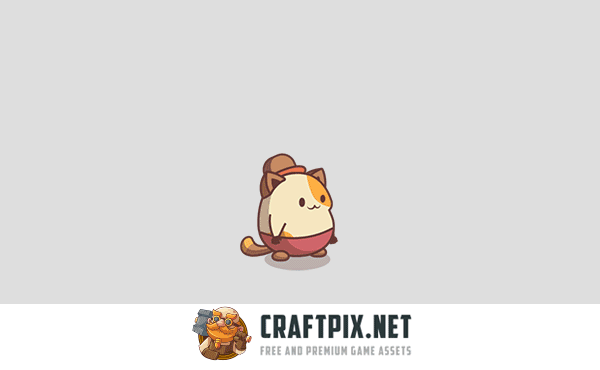 Cute Cats Game Character Sprites