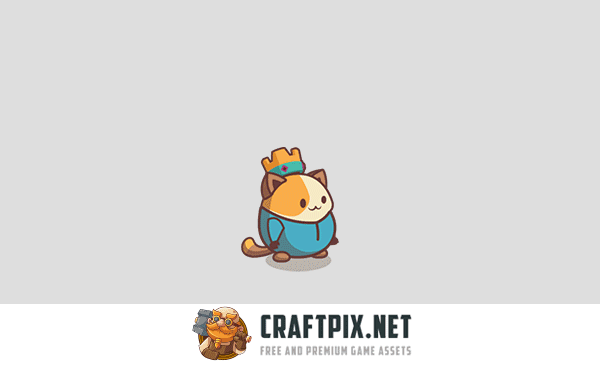 Cute Cats Game Character Sprites