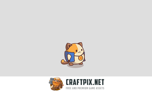 Cute Cats Game Character Sprites