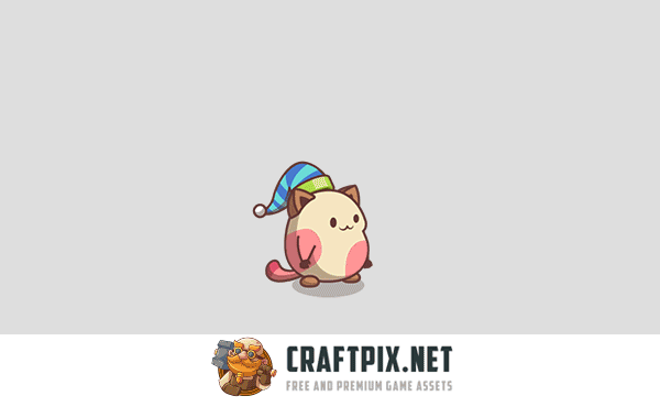 Cute Cats Game Character Sprites