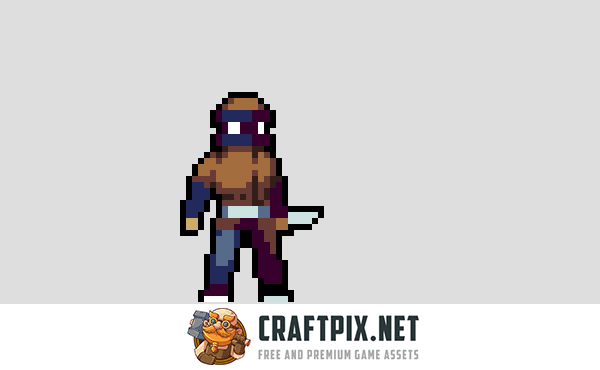 Cyberpunk Desert Bandits Pixel Art