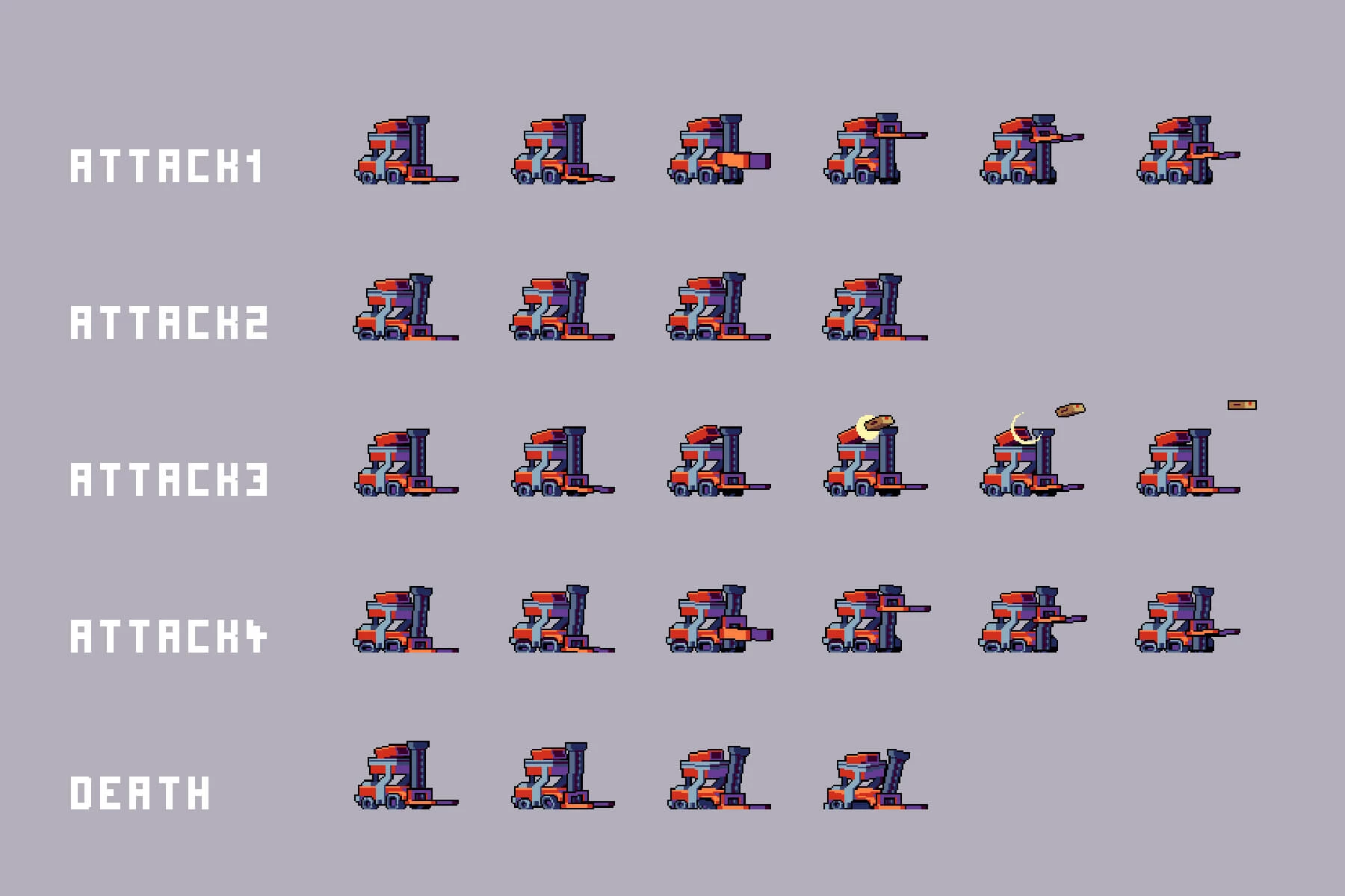 Industrial Zone Boss Pixel Art Assets
