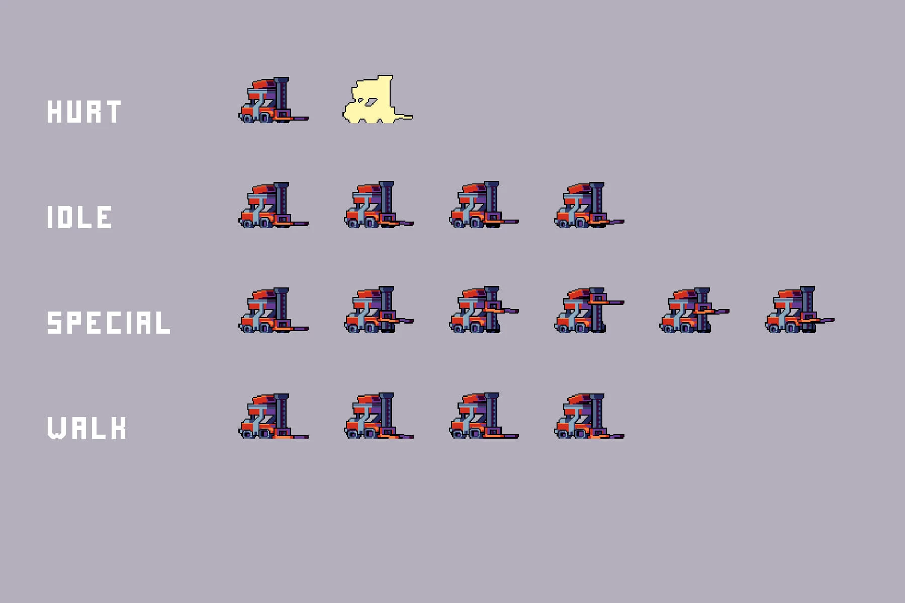 Industrial Zone Boss Pixel Art Assets